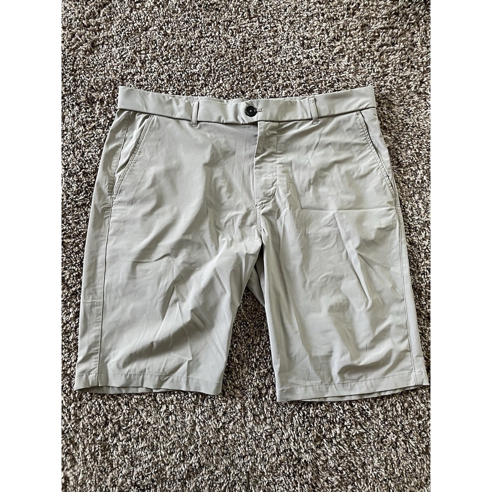 Greyson Montauk Golf Shorts Men's size 36 Beige 10" Inseam